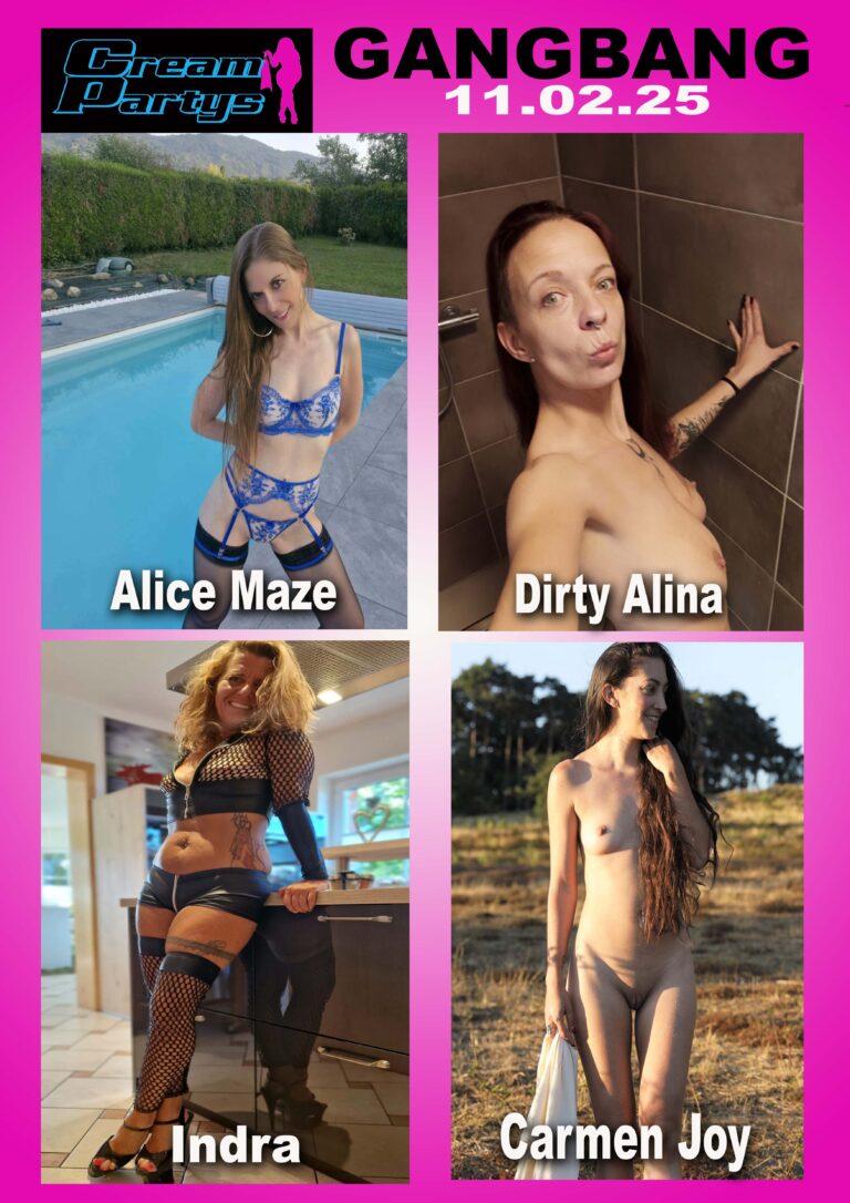 Heidesheim am Rhein, Rheinbach, Siegburg, Gelsenkirchen, Alina, Rebell, Carmen Joy, Isaura Corneo, Lynn Lynx, Gbweib, Sandra, Fahra S SweetMelli,Penny Payne, Gelsenkirchen, Dirtynelli, Julia, Alicia Dark, Marsianna Amoon, Jenny Hardt, Emma Fantasy, Alicia Dark, Manoeshka, Darsi Davi, Julia Maze, Nina, LauraXite, Naomi, Natascha Kiss, Luciana Speranza, Italien, Didi Devil, Ashley Cumstar, Kasey x, Chantal, Doreen Dali, Joan Secret, Alice Maze,